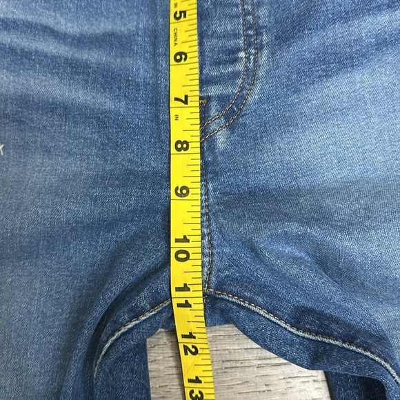 Levi’s High Rise Wedgie Skinny Jeans Distressed Blue Women’s Sz 27 - Picture 9 of 12